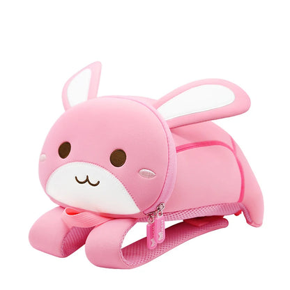 3D Cartoon Pink Rabbit Kids School Bags for Girls Boys Children School Backpacks Toddler Child Animals Backpacks Mochila Escolar