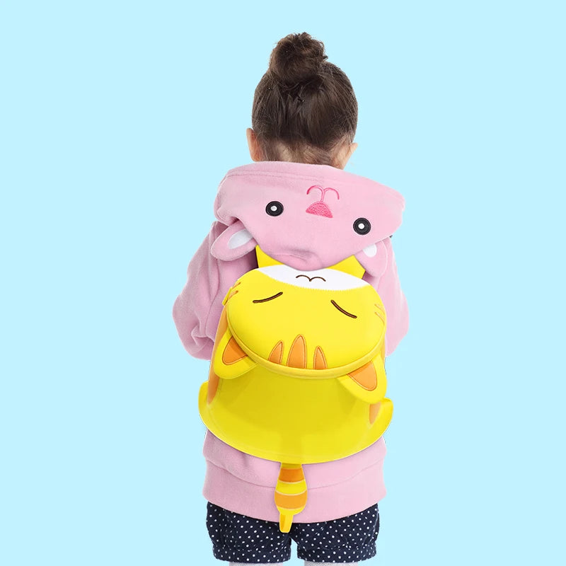 3D Cartoon Pink Rabbit Kids School Bags for Girls Boys Children School Backpacks Toddler Child Animals Backpacks Mochila Escolar