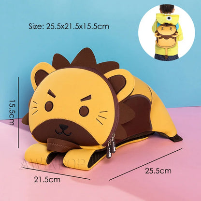3D Cartoon Pink Rabbit Kids School Bags for Girls Boys Children School Backpacks Toddler Child Animals Backpacks Mochila Escolar