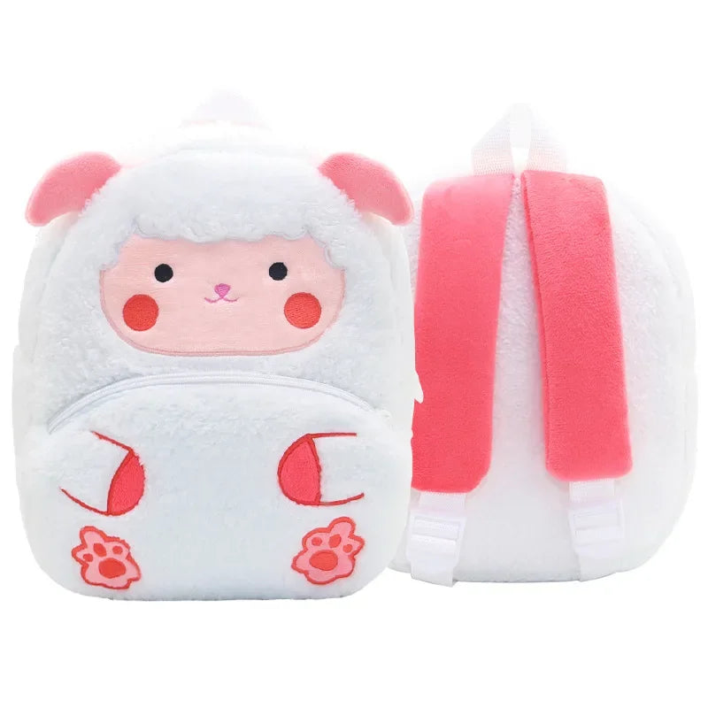 3D Cartoon Plush Children School Bags Kindergarten Backpacks Animal Kids Backpack Children Schoolbag Girls Boys Backpacks