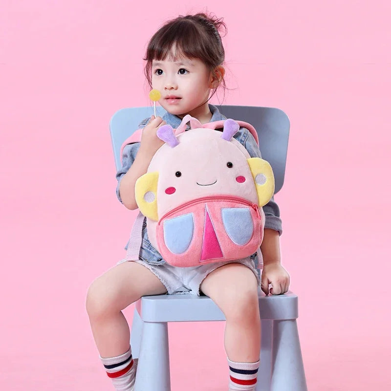 3D Cartoon Plush Children School Bags Kindergarten Backpacks Animal Kids Backpack Children Schoolbag Girls Boys Backpacks