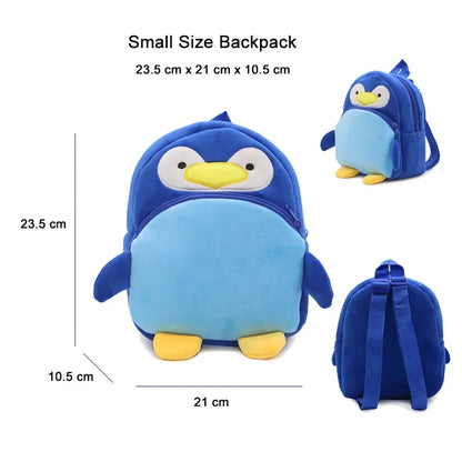 3D Cartoon Plush Children School Bags Kindergarten Backpacks Animal Kids Backpack Children Schoolbag Girls Boys Backpacks