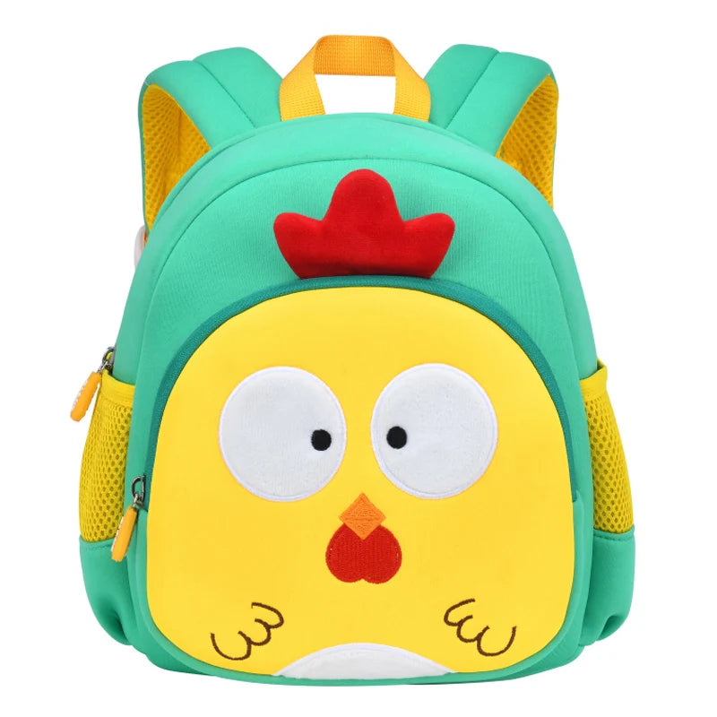 3D Chick Girls School Bags High Quality Kindergarten Children Backpack for Boys Mochila Infantil Toddler Kids Cartoon Schoolbag