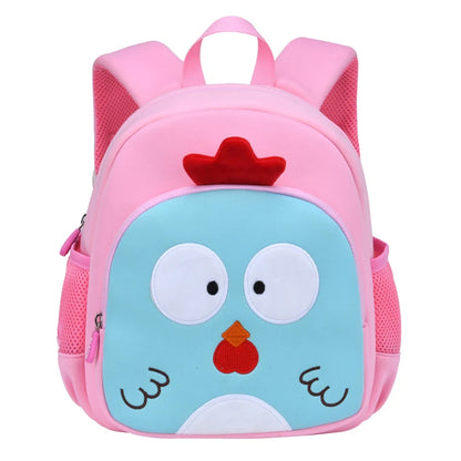 3D Chick Girls School Bags High Quality Kindergarten Children Backpack for Boys Mochila Infantil Toddler Kids Cartoon Schoolbag