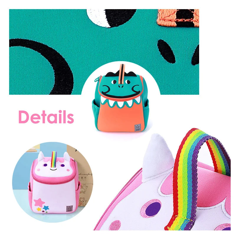 3D Cute Big Mouth Dinosaur School Bags for Boys Cartoon Animal School Backpacks Fashion Kids Children Schoolbag Mochila Infantil