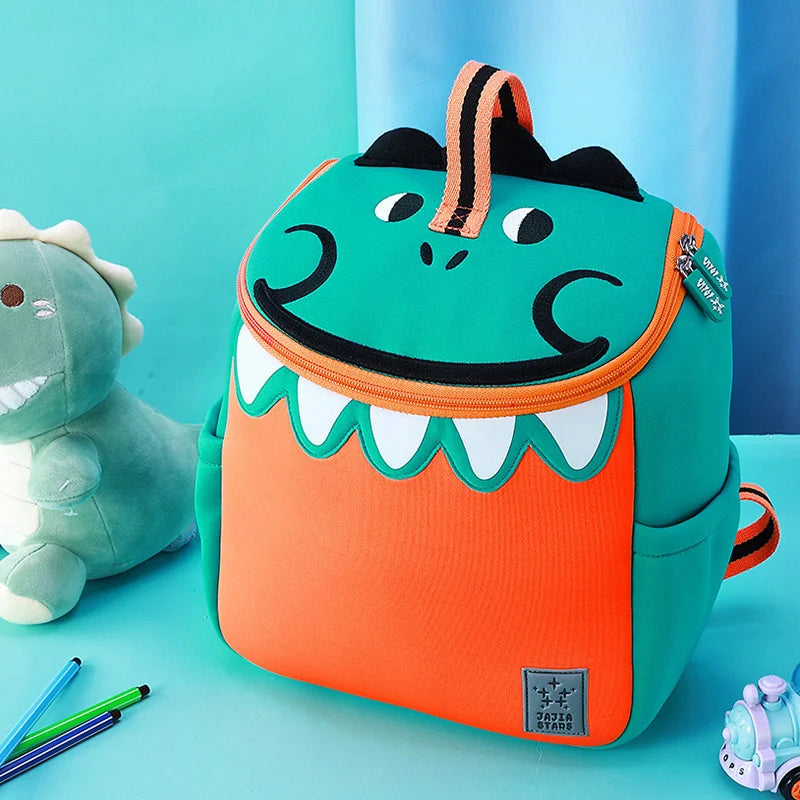 3D Cute Big Mouth Dinosaur School Bags for Boys Cartoon Animal School Backpacks Fashion Kids Children Schoolbag Mochila Infantil