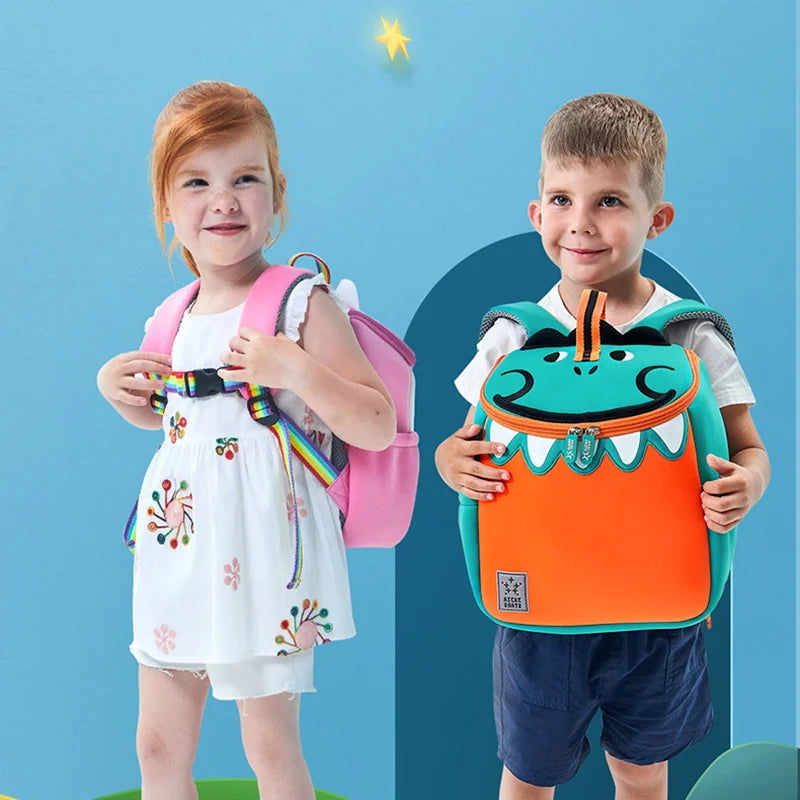 3D Cute Big Mouth Dinosaur School Bags for Boys Cartoon Animal School Backpacks Fashion Kids Children Schoolbag Mochila Infantil