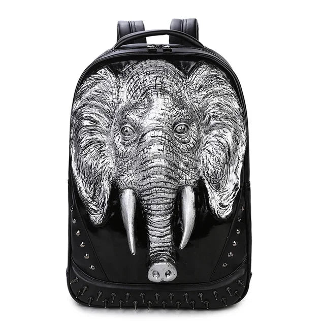 3D Embossed Skull Packsack for Friends Men's Men Women Luxury School Backpack Large Capacity Laptop Bag Halloween