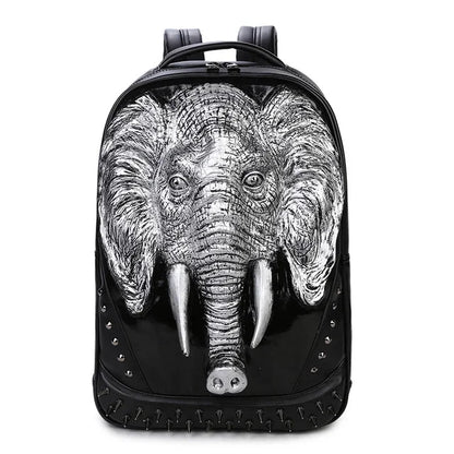 3D Embossed Skull Packsack for Friends Men's Men Women Luxury School Backpack Large Capacity Laptop Bag Halloween
