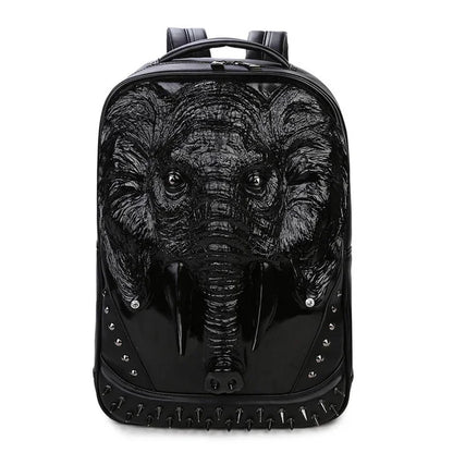 3D Embossed Skull Packsack for Friends Men's Men Women Luxury School Backpack Large Capacity Laptop Bag Halloween