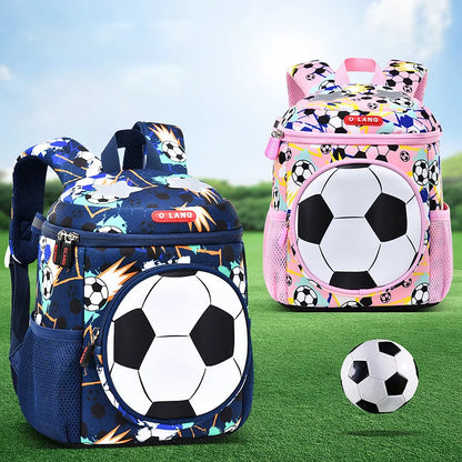3D Football School Backpacks for Boys Kindergarten Children School Bags Student Travel Bag Kids Pack Mochila Infantil Escolar