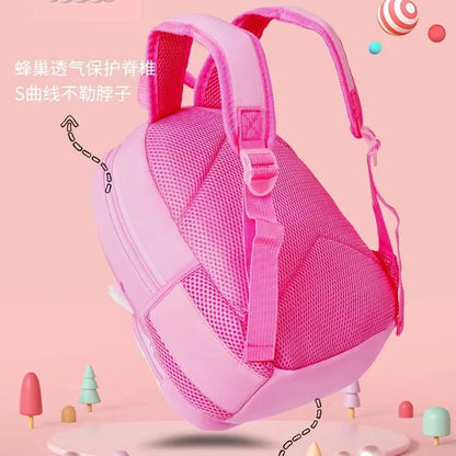3D Green Dinosaur Children School Backpacks for Boys Waterproof Cartoon Animals Kindergarten Kids School Bags for 2-5 Years Old