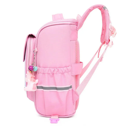 3D Orthopedic Backpacks For Girls Cartoon Mermaid Waterproof Primary School Bags Kids Satchel Knapsack Mochila Escolar