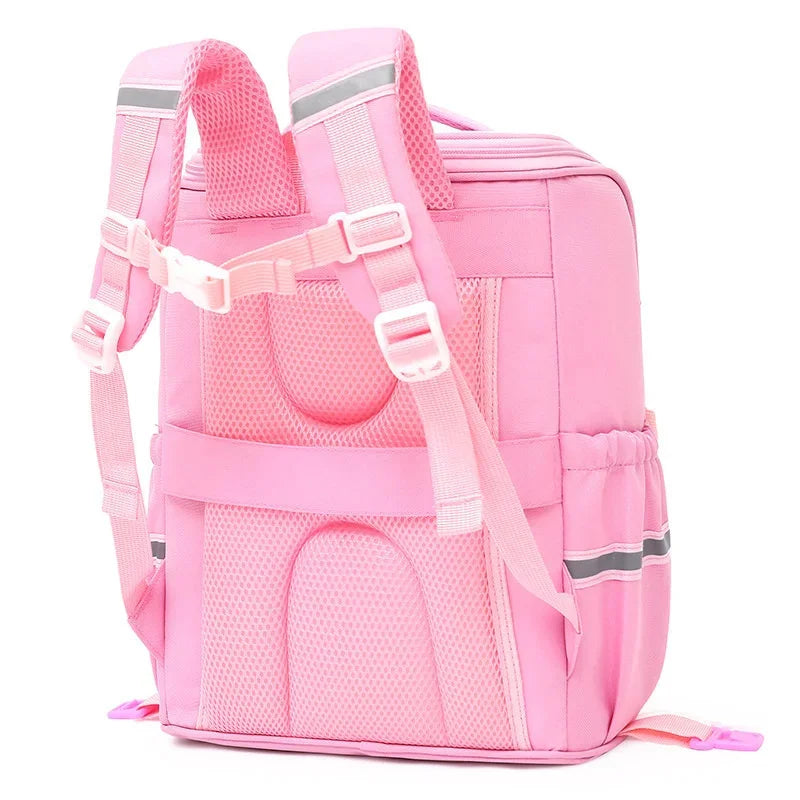 3D Orthopedic Backpacks For Girls Cartoon Mermaid Waterproof Primary School Bags Kids Satchel Knapsack Mochila Escolar