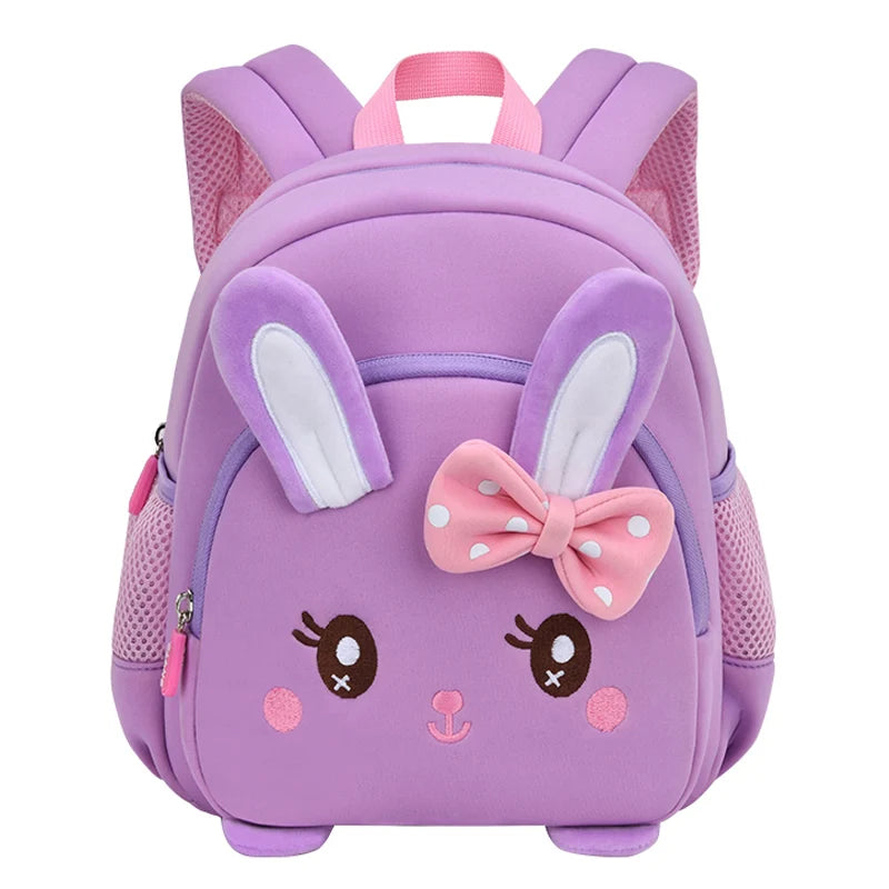 3D Rabbit Kindergarten Girls School Bags High Quality Children Toddler Backpack Cartoon Animal Bag for Boy Kids Mochila Infantil