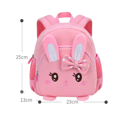 3D Rabbit Kindergarten Girls School Bags High Quality Children Toddler Backpack Cartoon Animal Bag for Boy Kids Mochila Infantil