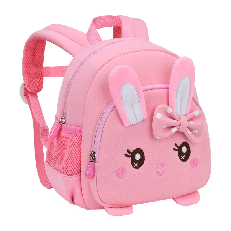 3D Rabbit Kindergarten Girls School Bags High Quality Children Toddler Backpack Cartoon Animal Bag for Boy Kids Mochila Infantil