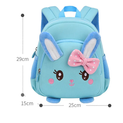 3D Rabbit Kindergarten Girls School Bags High Quality Children Toddler Backpack Cartoon Animal Bag for Boy Kids Mochila Infantil