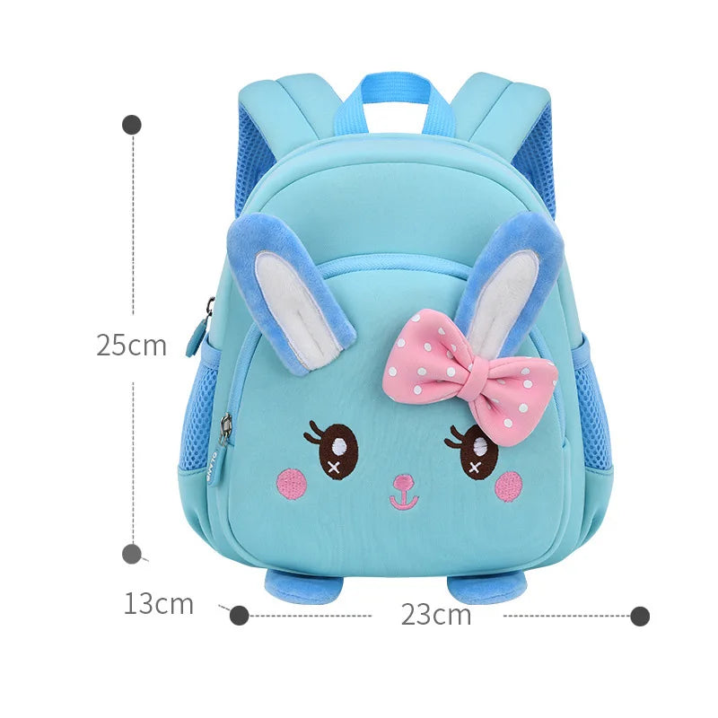 3D Rabbit Kindergarten Girls School Bags High Quality Children Toddler Backpack Cartoon Animal Bag for Boy Kids Mochila Infantil
