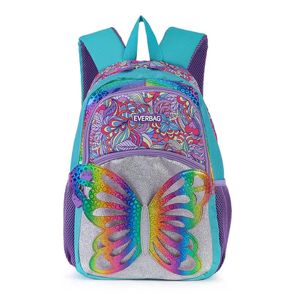 3D Rainbow Butterfly Children's Backpack For Girls Kids Teenagers School Bag Primary school Backpack For Students