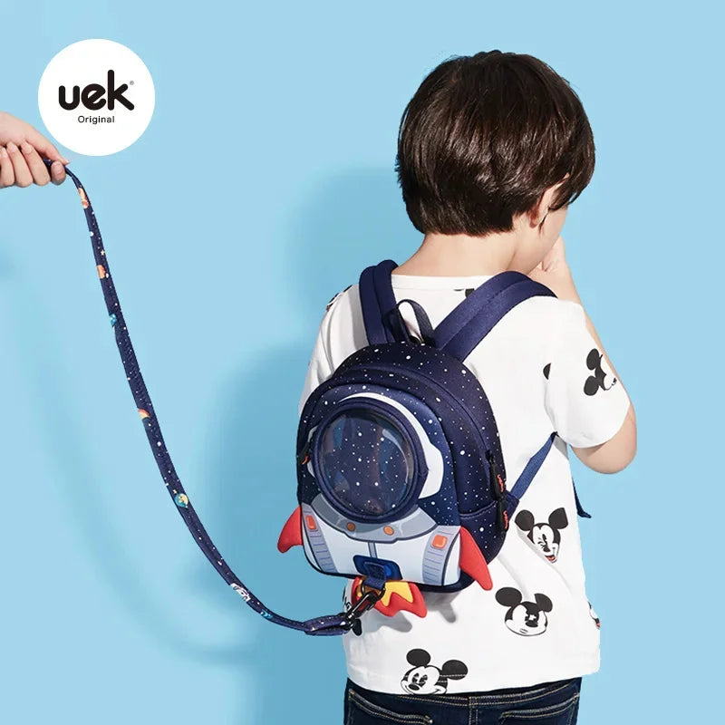 3D Rockets Anti-lost School Girls Cartoon high-grade Toy Boys Backpack Kindergarten Bags Children's Gifts For Age 1-6