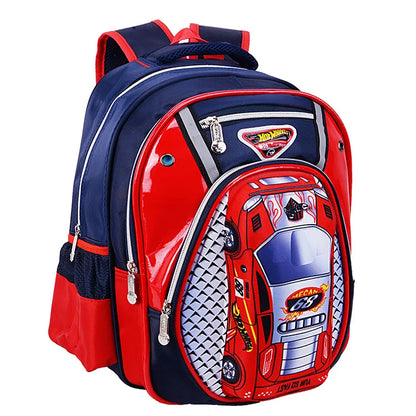 3D car school bags for boys girls Large-capacity children's orthopedic school backpacks kids Waterproof  In Primary  schoolbags