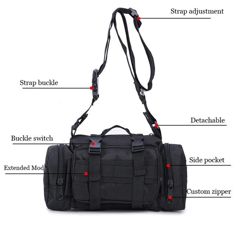 3L Outdoor Military Tactical backpack Molle Assault SLR Cameras Backpack Luggage Duffle Travel Camping Hiking Shoulder Bag 3 Use