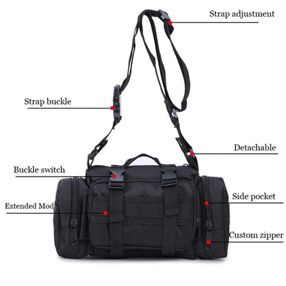 3L Outdoor Military Tactical backpack Molle Assault SLR Cameras Backpack Luggage Duffle Travel Camping Hiking Shoulder Bag 3 Use