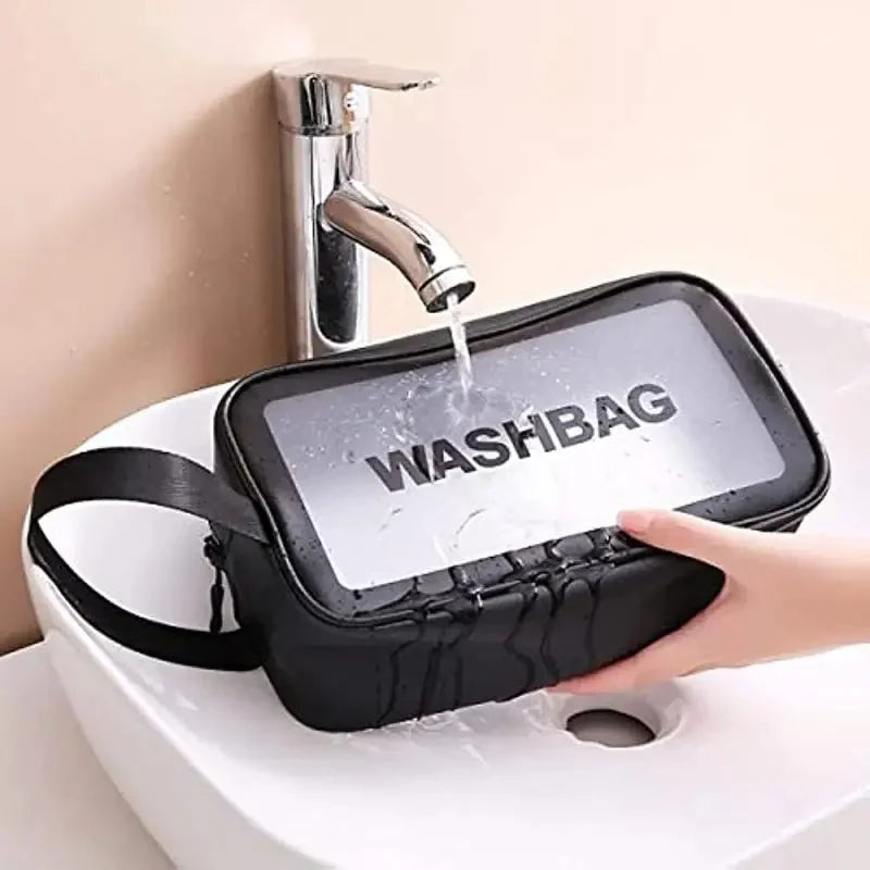 3PC/Set Portable Travel Wash Bag Transparent Waterproof Makeup Storage Pouch Large Capacity Cosmetic Organizer Beauty Women Case