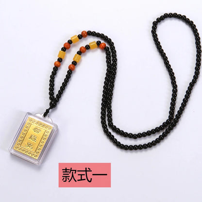 3PCS GOOD  Buddhist supplies Greco-Buddhist pocket travel efficacious Mascot  Buddhism Shurangama Mantra Pendant bless Amulet