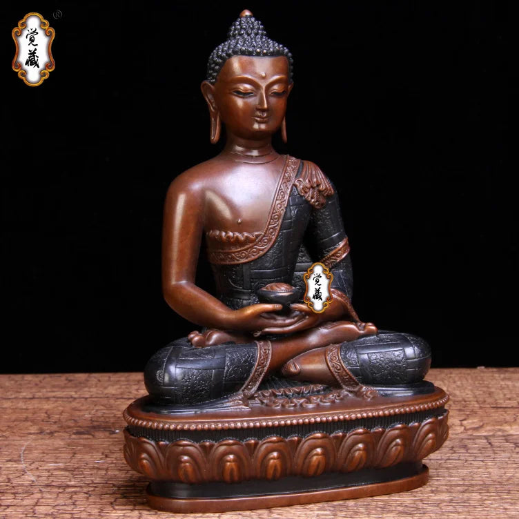 3PCS # GOOD figure of Buddha HOME  Talisman Protection # Tibetan Tantra Buddhism Phra Sompo Sambo Buddha brass statue