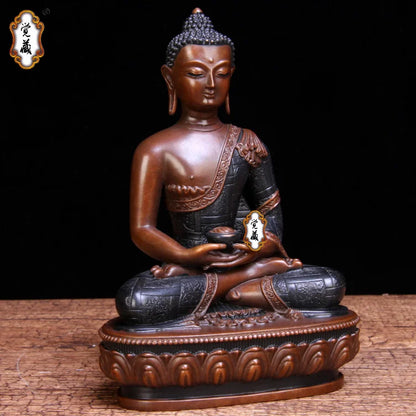 3PCS # GOOD figure of Buddha HOME  Talisman Protection # Tibetan Tantra Buddhism Phra Sompo Sambo Buddha brass statue