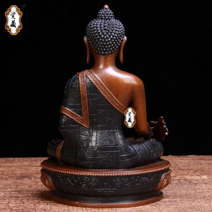 3PCS # GOOD figure of Buddha HOME  Talisman Protection # Tibetan Tantra Buddhism Phra Sompo Sambo Buddha brass statue