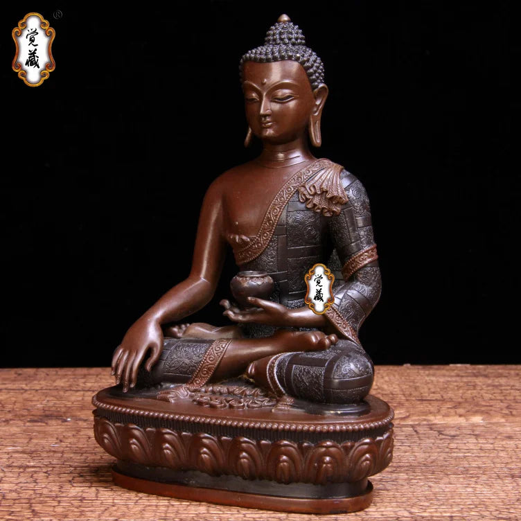3PCS #TOP GOOD figure of Buddha HOME Talisman Protection # Tibetan Tantra Buddhism Phra Sompo Sambo Buddha brass statue