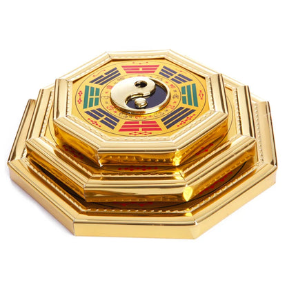 3PCS Taoism Buddhism Geomantic omen master exorcise evil spirit Exorcism town house safety YIN YANG BA GUA mirror talisman