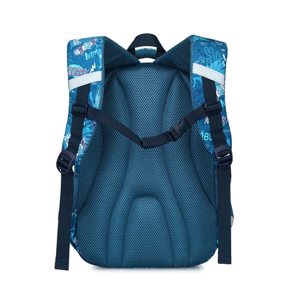 3Pcs Boys Dinosaur School Bag For Girls Student Backpack Set with Lunch Box Pencil Case, School Book Bag for Kids