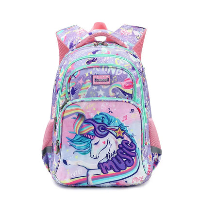 3Pcs Boys Dinosaur School Bag For Girls Student Backpack Set with Lunch Box Pencil Case, School Book Bag for Kids