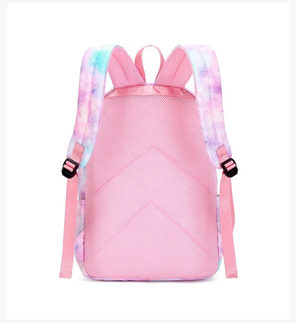 3Pcs/Set Schoolbag Backpack Colorful Bag Boys Girls School bags Teenager with Lunch Bag Travel Mochilas