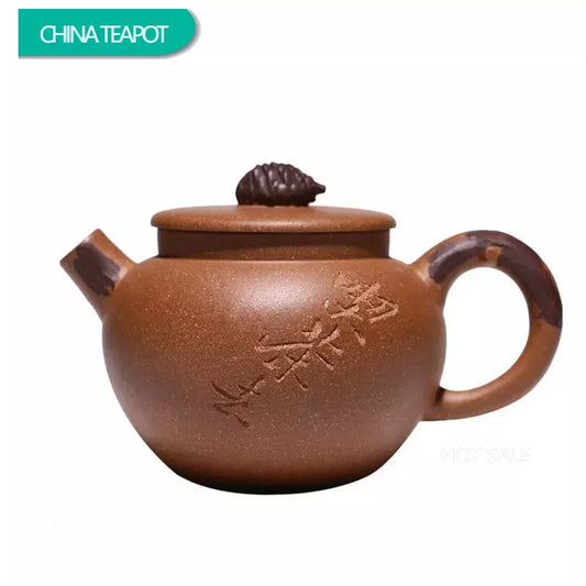 140ml High-end Yixing Purple Clay Teapots Handmade Tea Pot Raw Ore Colorful Section Mud Kettle Chinese Zisha Tea Set Customized