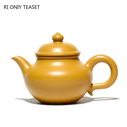 Teapots 90ml Retro Yixing Purple Clay Teapot Raw Ore Section Mud Handmade Tea Pot Home Filter Beauty Kettle Chinese Zisha Tea Sets