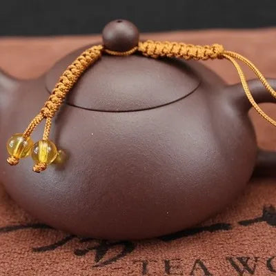 3pcs/lot Chinese pot string handmade rope for tea pot bead decoration on sales ropes for pot of tea lid tea set accessories new
