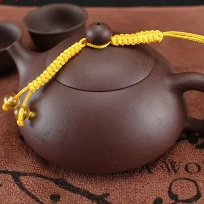 3pcs/lot Chinese pot string handmade rope for tea pot bead decoration on sales ropes for pot of tea lid tea set accessories new