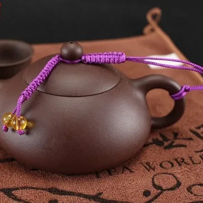 3pcs/lot Chinese pot string handmade rope for tea pot bead decoration on sales ropes for pot of tea lid tea set accessories new