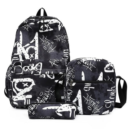 3pcs/set Printing School Bags Backpacks Schoolbag Fashion Kids Lovely Backpack For Children Girls School bag Student Mochila sac