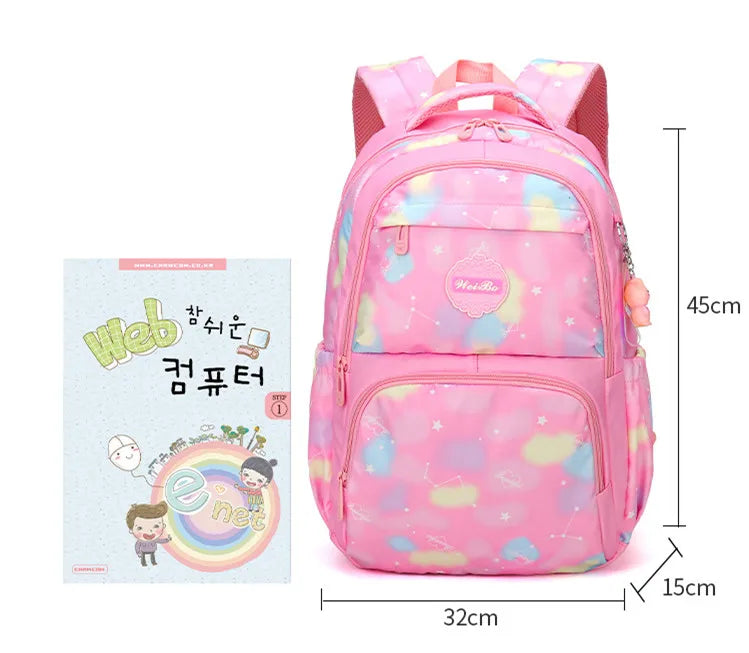 3pcs/set Printing School Bags Backpacks Schoolbag Fashion Kids Lovely Backpack For Children Girls School bag Student Mochila sac