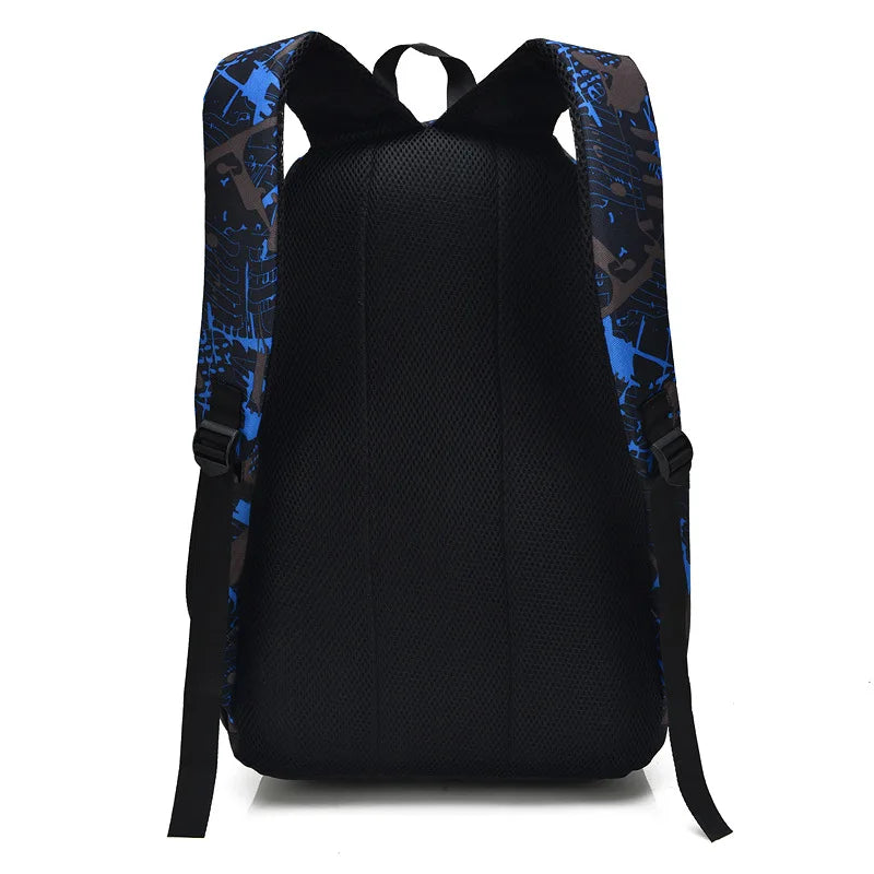 3pcs/set School Backpack For Teenagers Boys School Bags Fashion Children Waterproof Students Backpack Kids Mochila Escolar