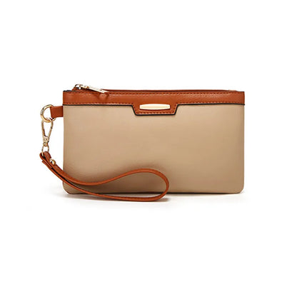 3pcs/set fashion backpack woman leather backpack female shoulder bag waist bag leather purse clutch bag credit card holder gift