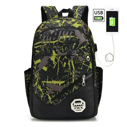 3pcs/set school Backpack school bags Rucksack for Boys Daily Bagpack teenagers Laptop schoolbag Teens Travel School Knapsack