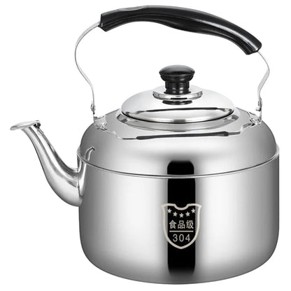 4/5/6L Tea Kettle Stovetop Whistling Teapot Stove Top Whistling Tea Kettle Stainless Steel Teapot Large Capacity Tea Kettle Pot