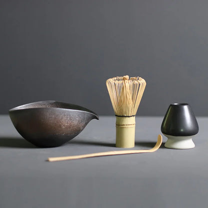 4/5pcs/set Japanese Tea Matcha Brush Baiben Tea Combination of Song Dynasty Tea Ordering Tools Matcha Beater Set